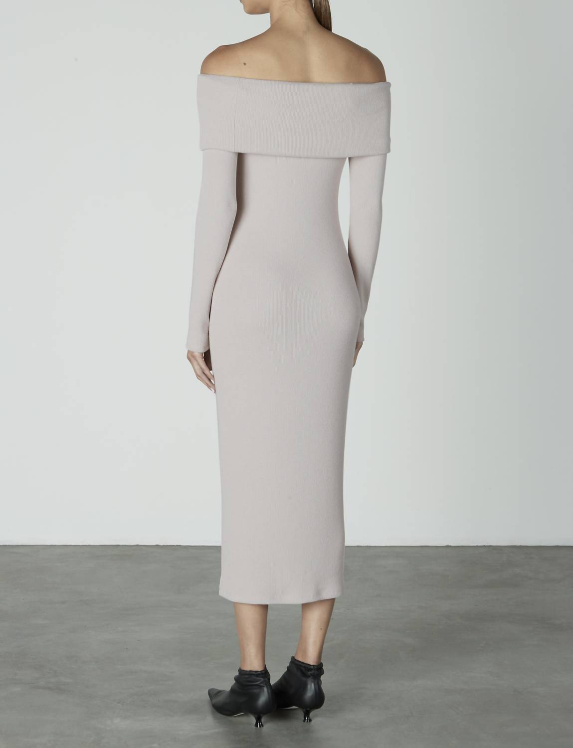 Enza Costa - SWEATER KNIT OFF SHOULDER DRESS