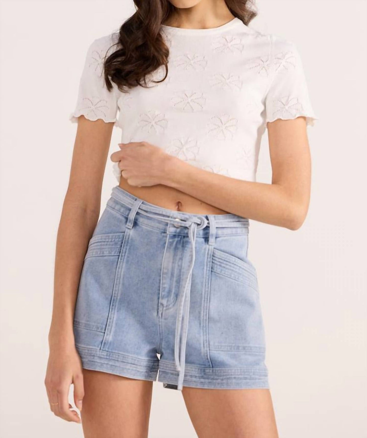 Minkpink - Oliver Denim Panel Short