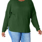 Basic Bae - Sophisticated Ribbed Knit Top