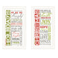 Trendy Decor 4U 2-Piece Vignette “Happy Holidays” Black Framed Wall Art by Marla Rae