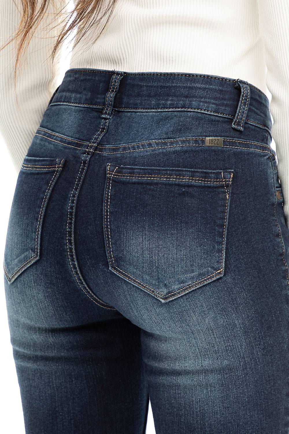 1822 Denim - Raquel Tummy Control Mid Rise Jeans