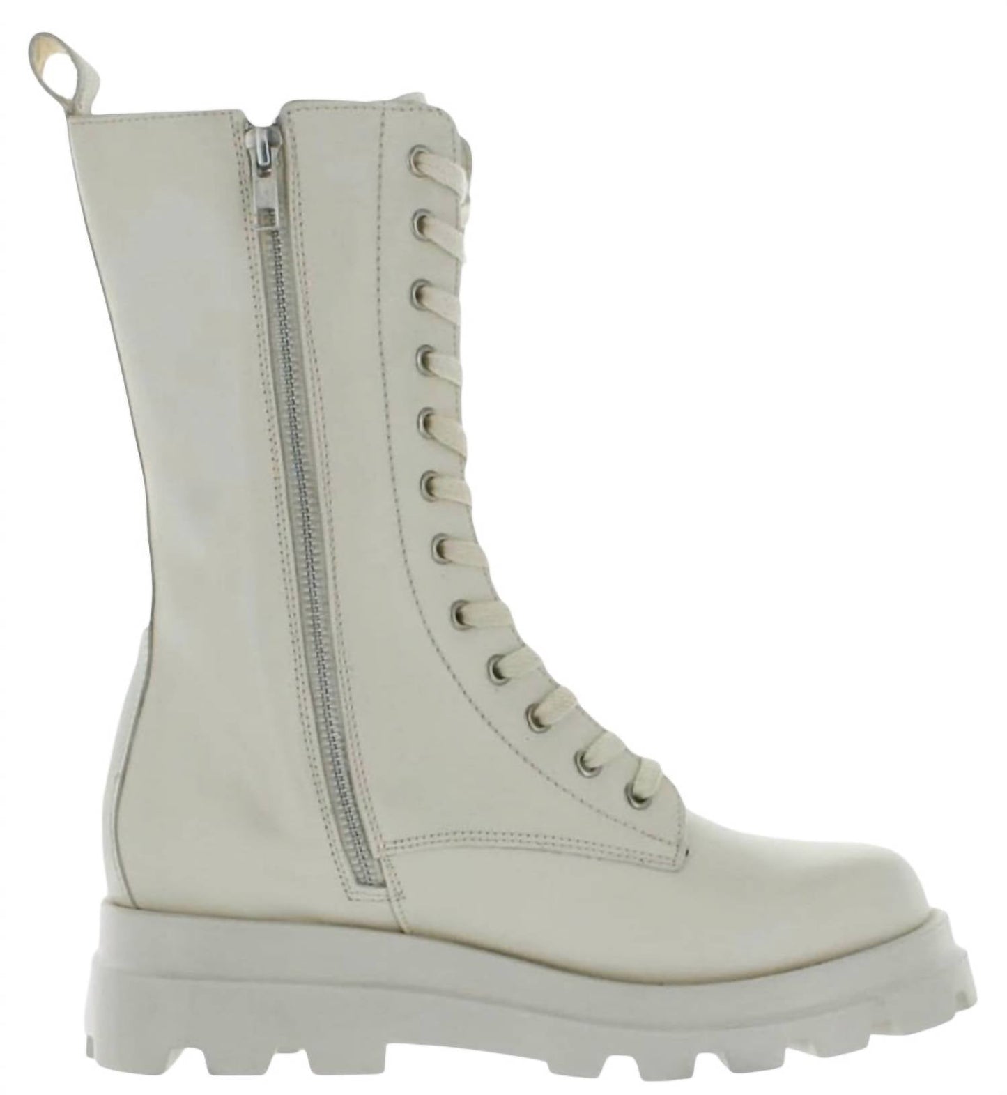 Steve Madden - Women's Ebba Leather Combat Boots