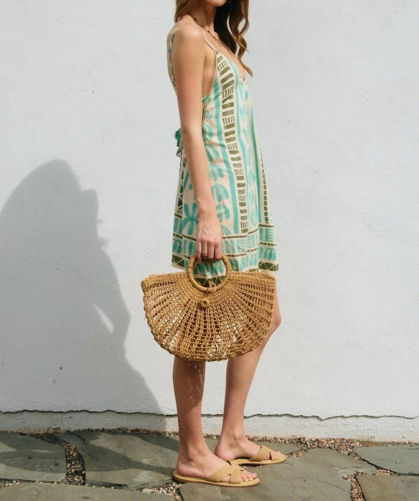 ड्रेस फ़ोरम - टाई बैक रॉमपर