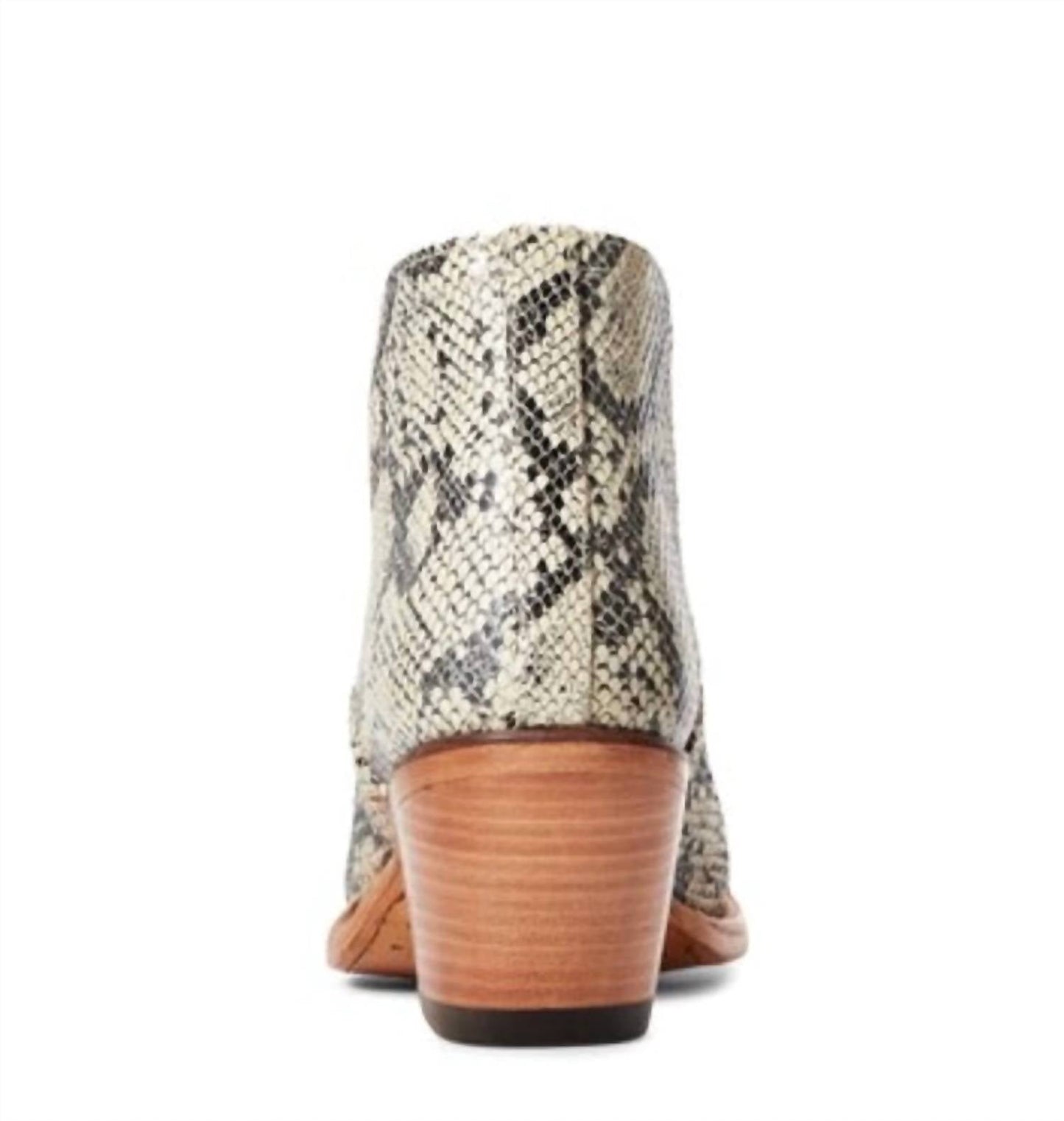 Ariat - Women's Western Leather Distressed Snake Dixon Bootie Boot