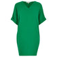 Apricot - T-shirt Oversize Cotton Tunic Dress