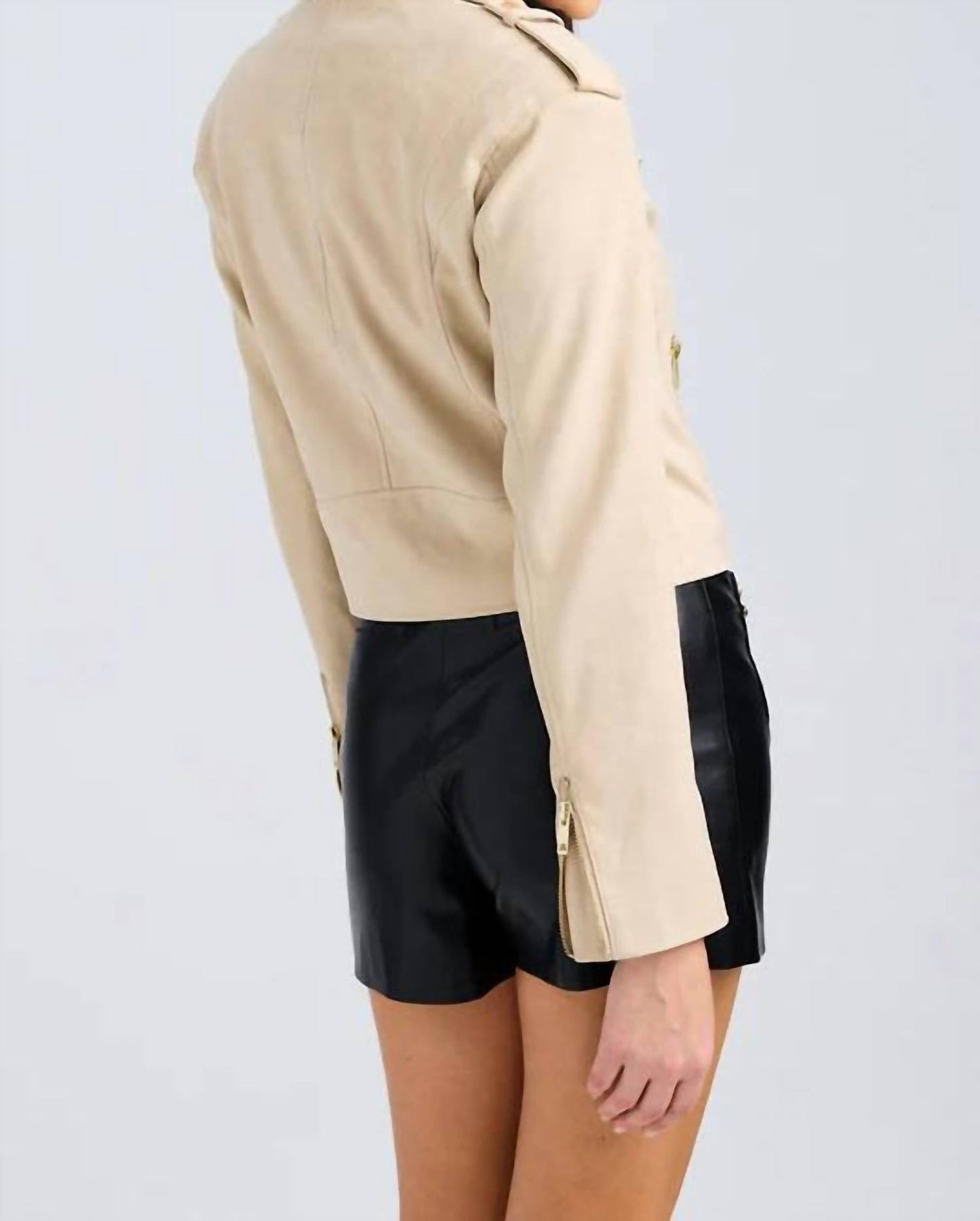 Generation Love - Cosita Vegan Suede Moto Jacket