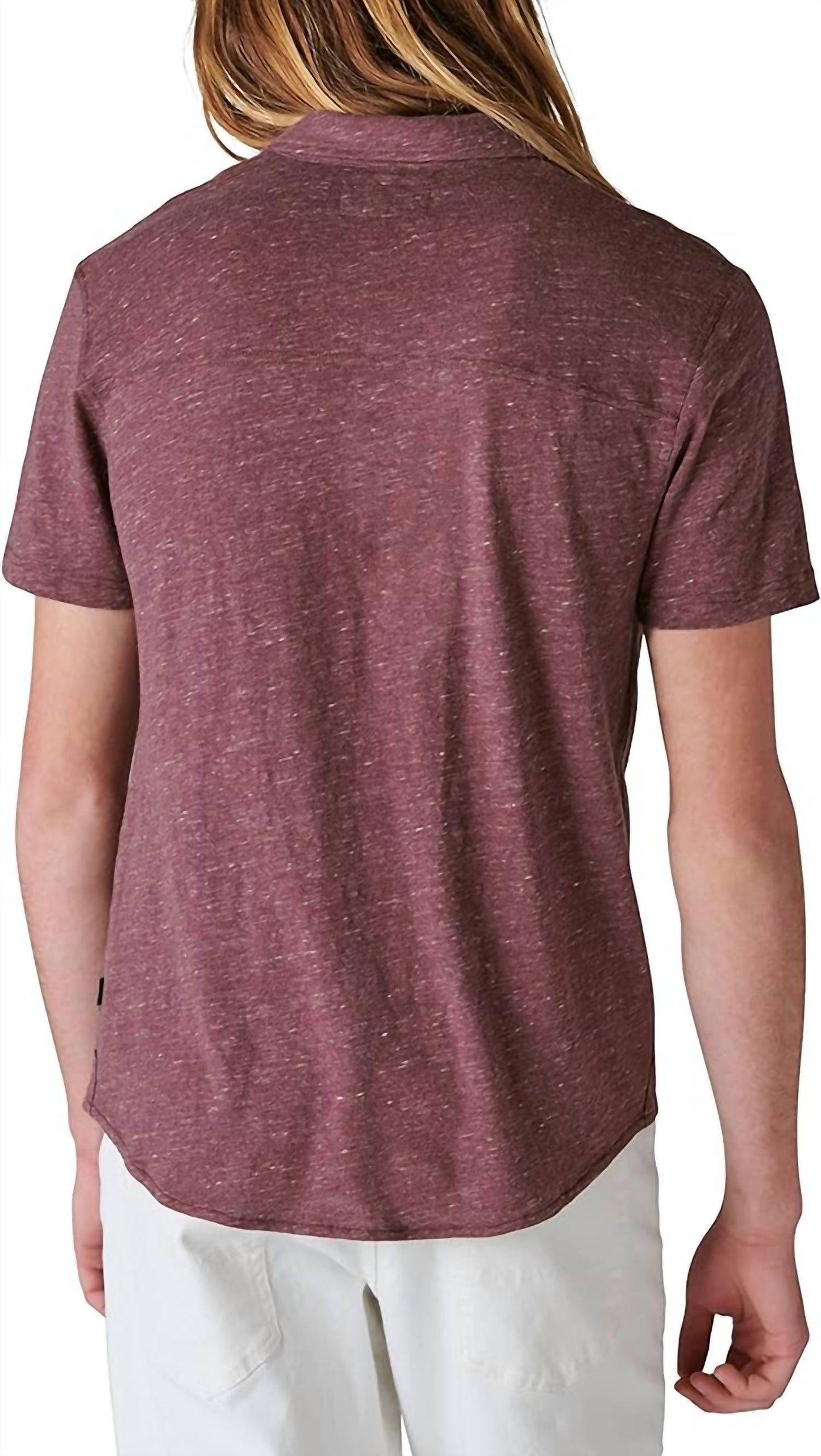 Lucky Brand - Linen Short Sleeve Button Up Shirt