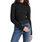 Steve Madden - Pamela Metallic Cable-knit Sweater