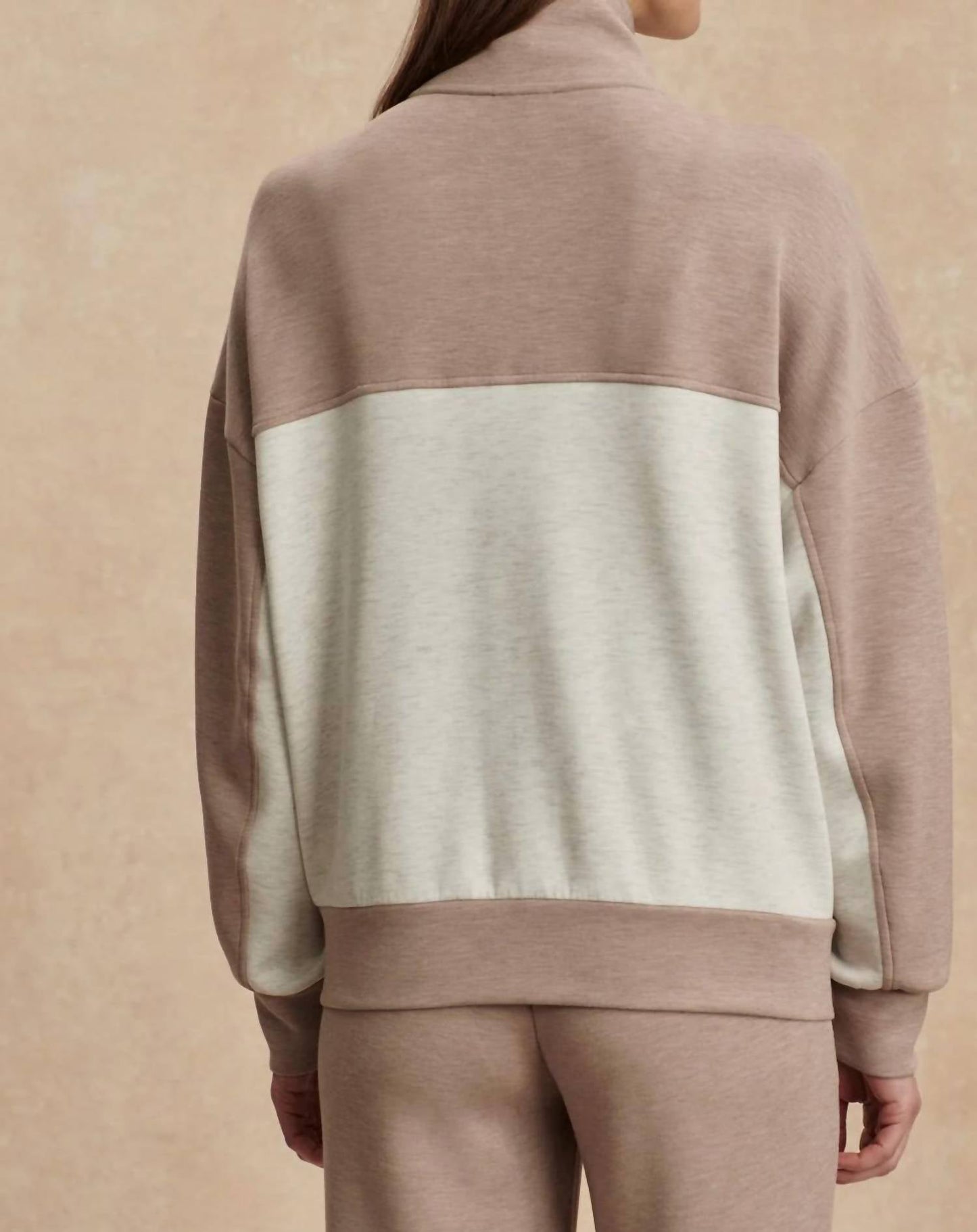 Varley - Garcia 2 Tone Zip Through Sweat