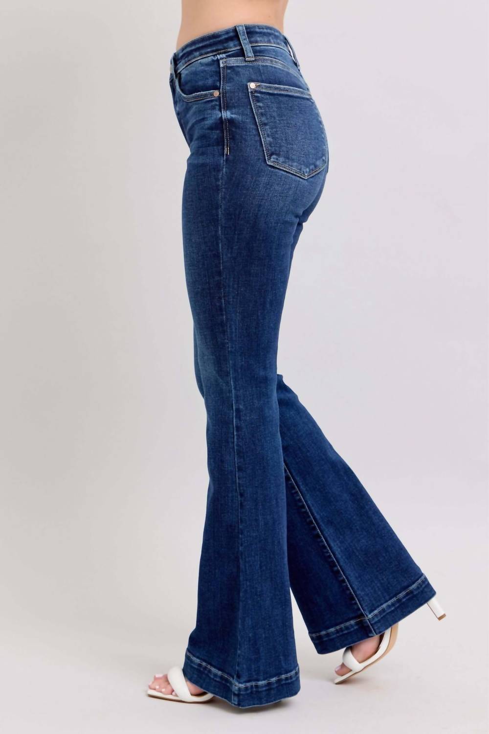 Judy Blue - Urban Chic High Waist Flare Trousers