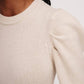 White + Warren - Cashmere Blend Puff Sleeve Dress