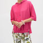 Joseph Ribkoff - Hooded Short Sleeve Boxy Top