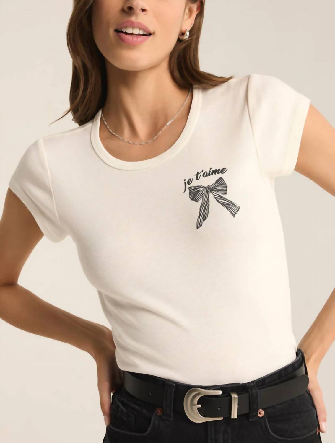 Z Supply - Party Cheeky Crew Neck Tee