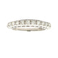 .50ct Diamond Wedding Band Ring 14KT White Gold