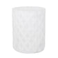 Outdoor Lightweight Concrete Side Table - Antique White