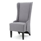 Alight Upholstered Dining Chair With High Back And Birch Wood Legs (Set of 2)
