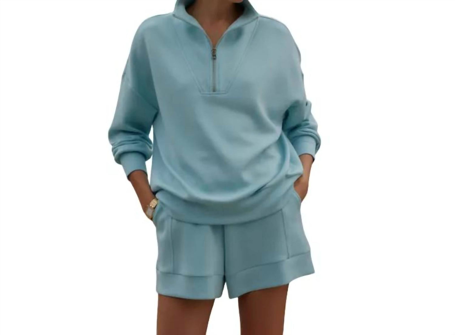 Varley - Hawley Half Zip Sweat Top