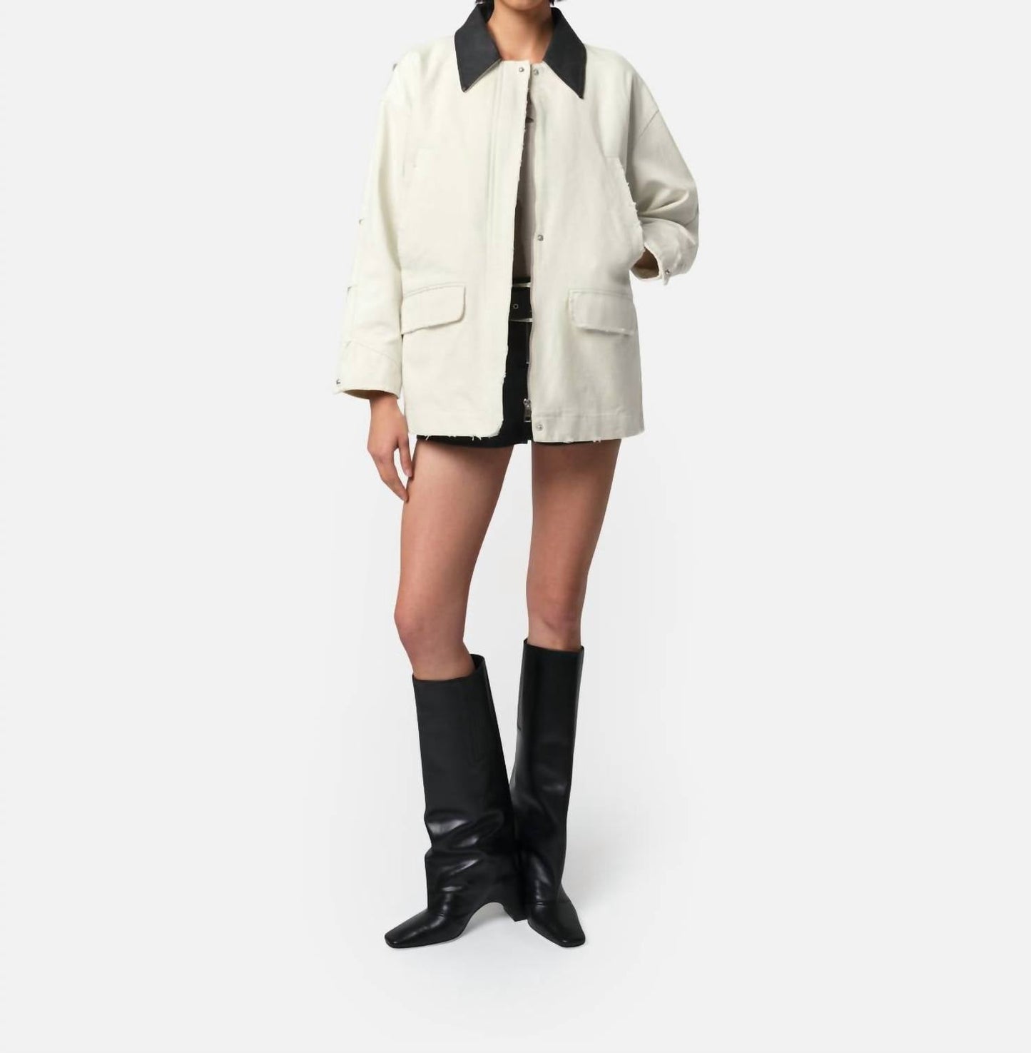 Apparis - Deconstructed Canvas Barn Jacket
