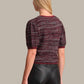 525 America - Elaine Marled Bow Front Cardigan