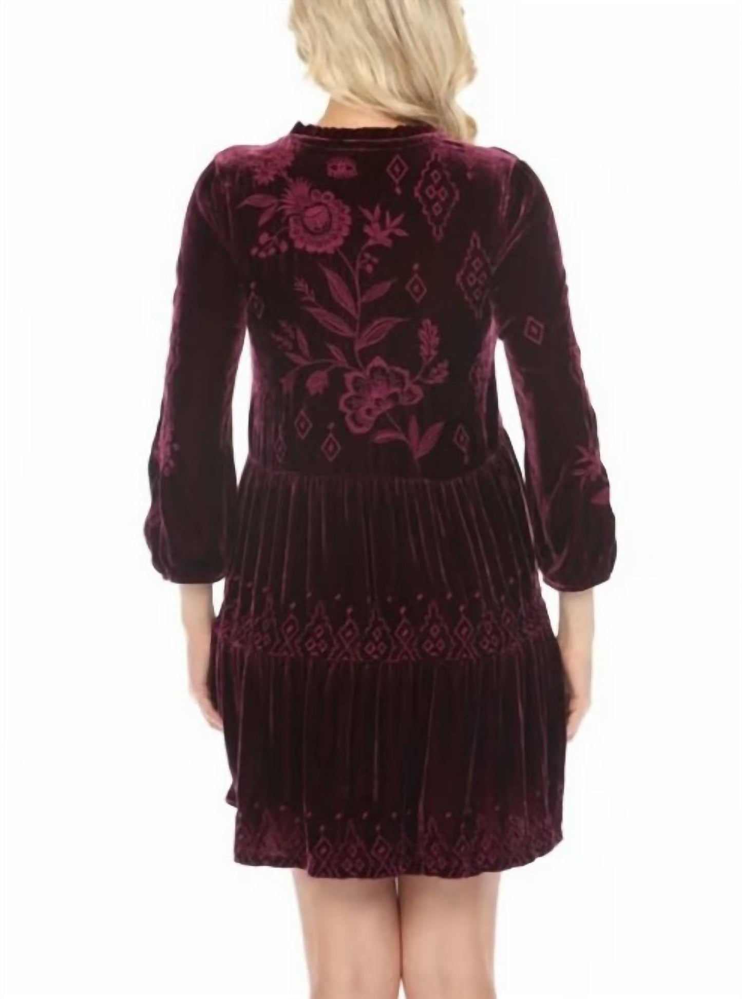 Johnny Was - Ivey Velvet Tier Dress