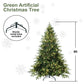 6.5ft Pre-Lit Artificial Christmas Tree with 450 Warm White Lights