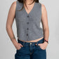 Archer Cashmere - Tony Ribbed Vest