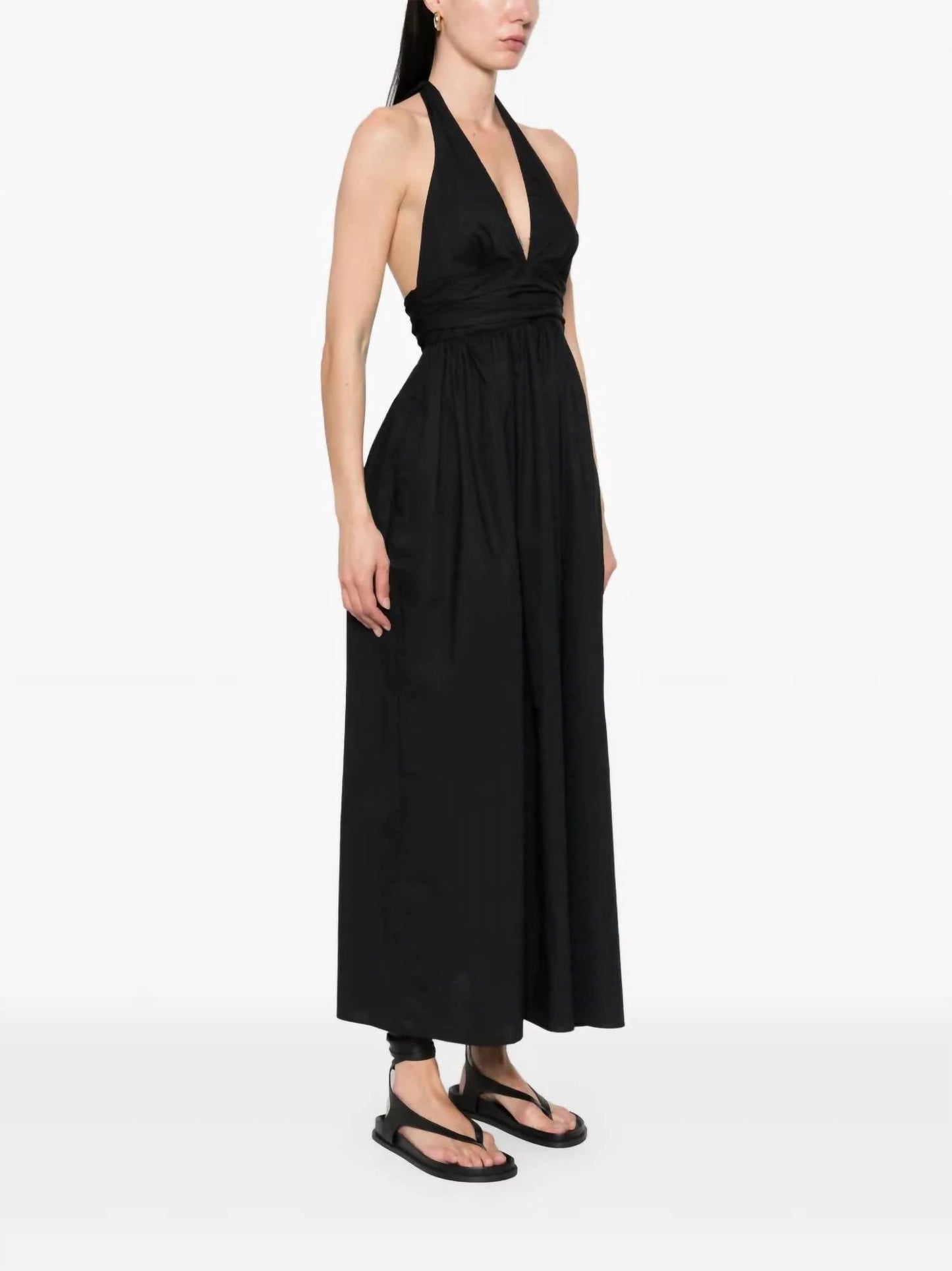 Matteau - Plunge Halter Dress
