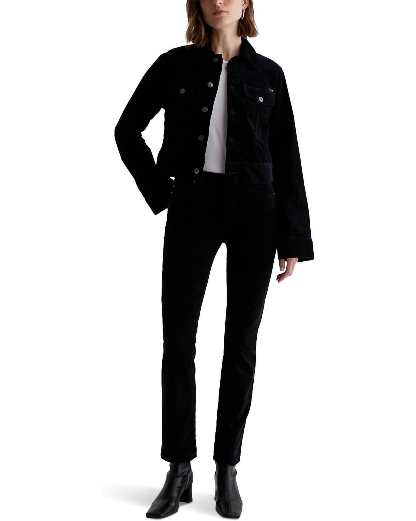 Ag Jeans - Mari Mid Rise Slim Straight Jeans