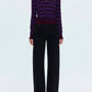Pistola - Tate High Rise Bowed Straight Leg Jeans