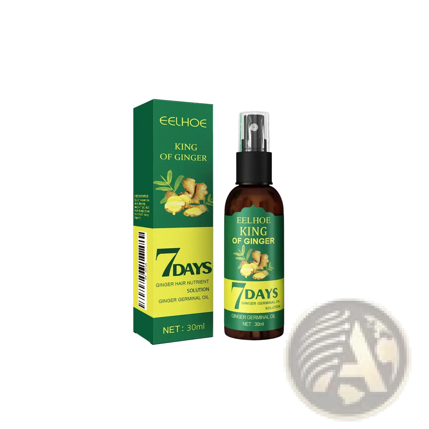 Eelhoe King of Ginger Hair Growth Spray 30ml Strengthening Oil
