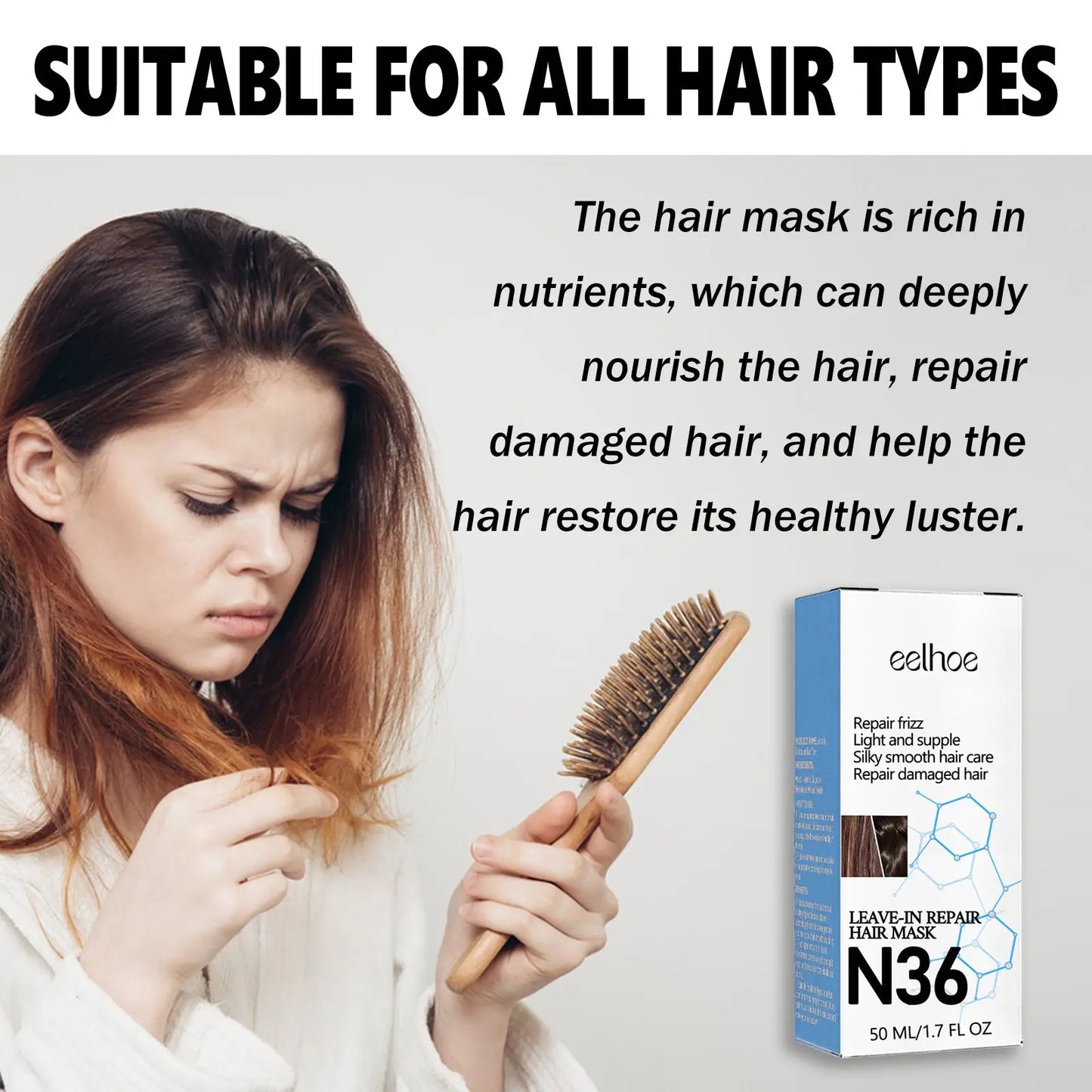 Eelhoe N36 Molecular Leave in Hair Repair Mask 50ml Spray