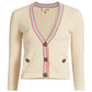 L'Agence - Irvin Pointelle Cropped Cardigan