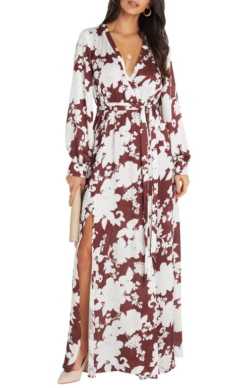 floral-print-long-sleeve-maxi-dress-in-taupe-brown
