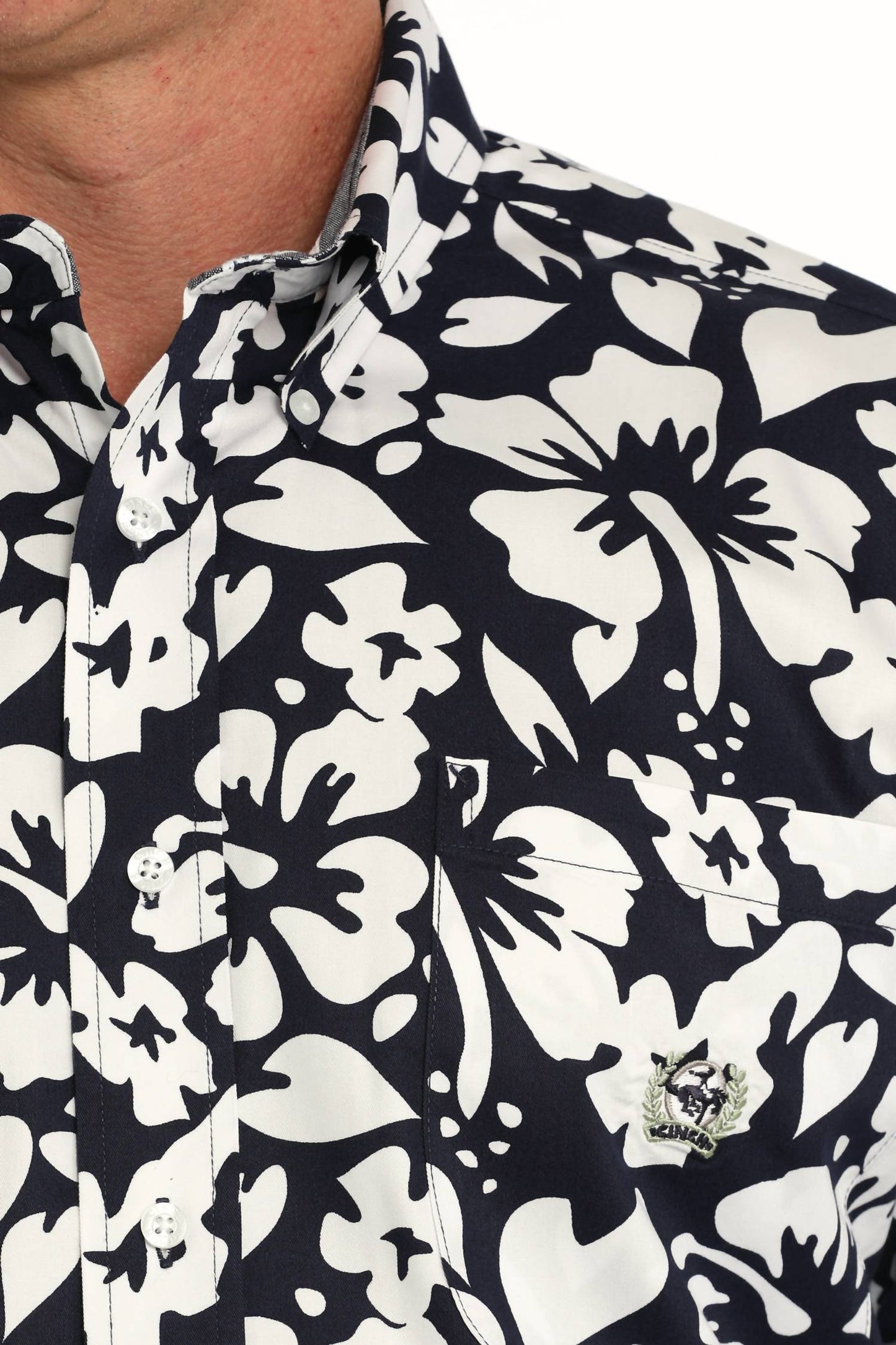 Cinch - Men's Long Sleeve Twill Print Shirt