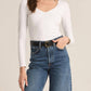 Z Supply - Avala Long Sleeve V-neck Top