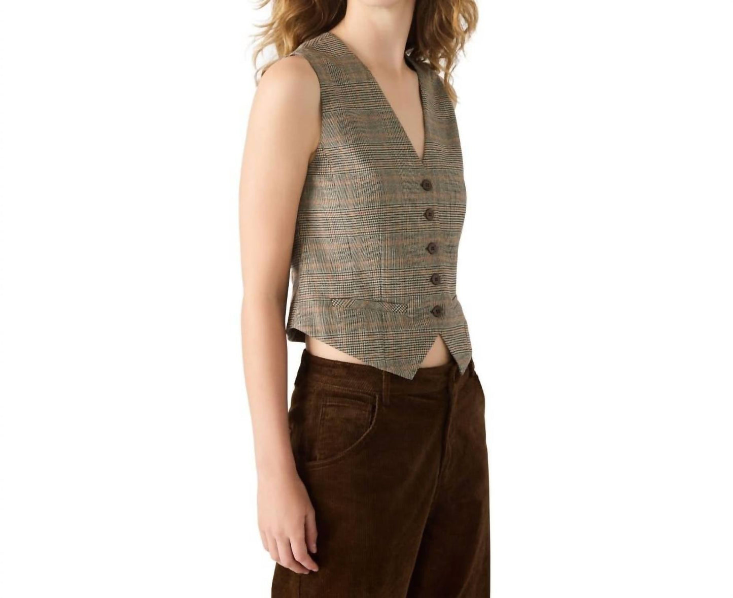 steve-madden-plaid-barrett-v-neck-top