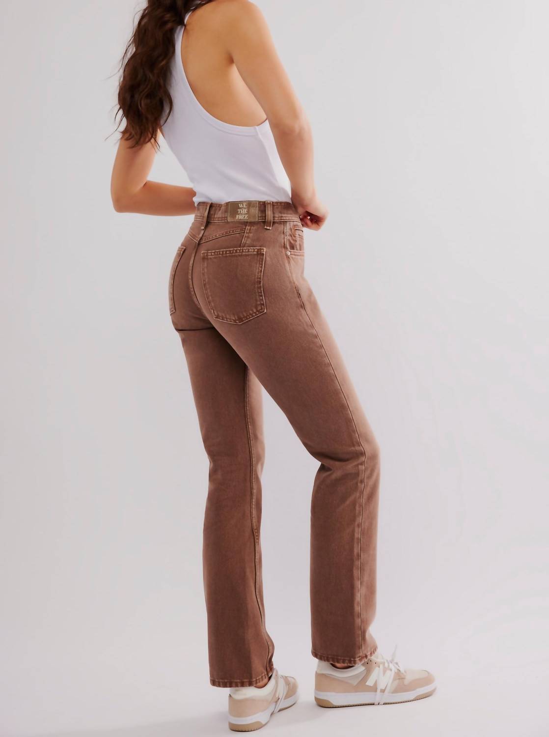 Free People - Xena Slim Straight Denim Jeans