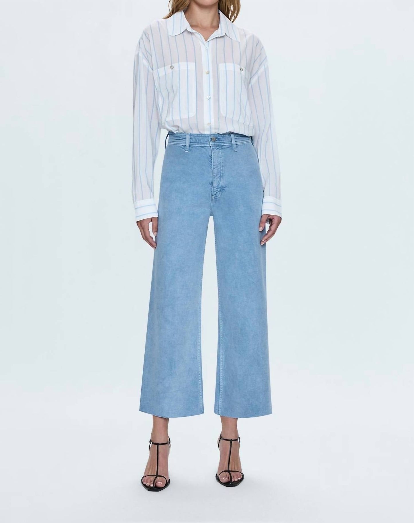 Pistola - Penny High Rise Crop Wide Leg Jean