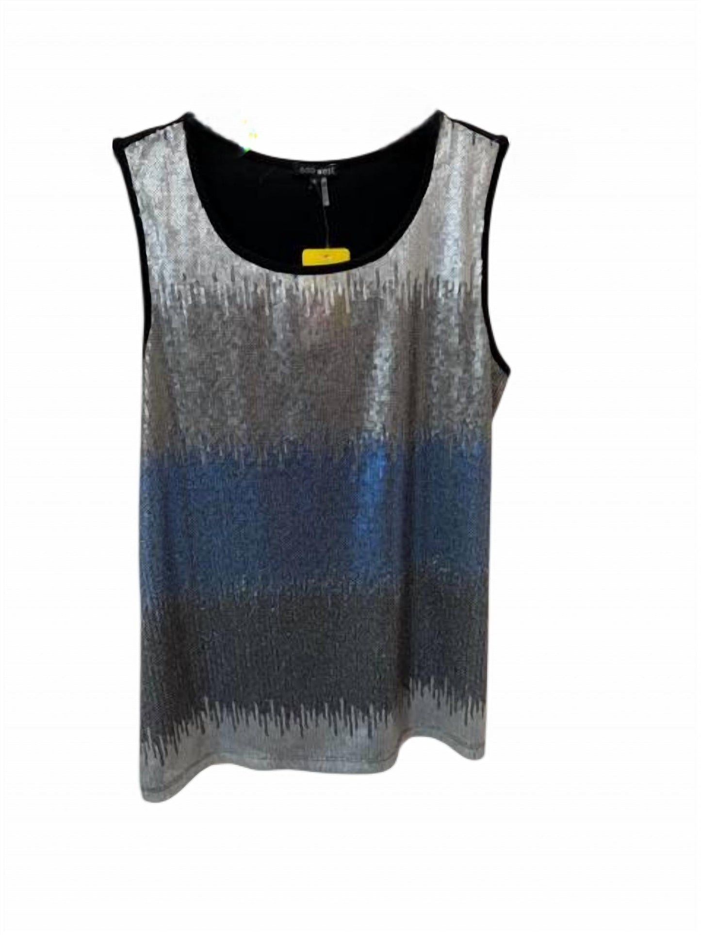 600 West - Women Dip-Dye Sequin Knit Back Tank Top