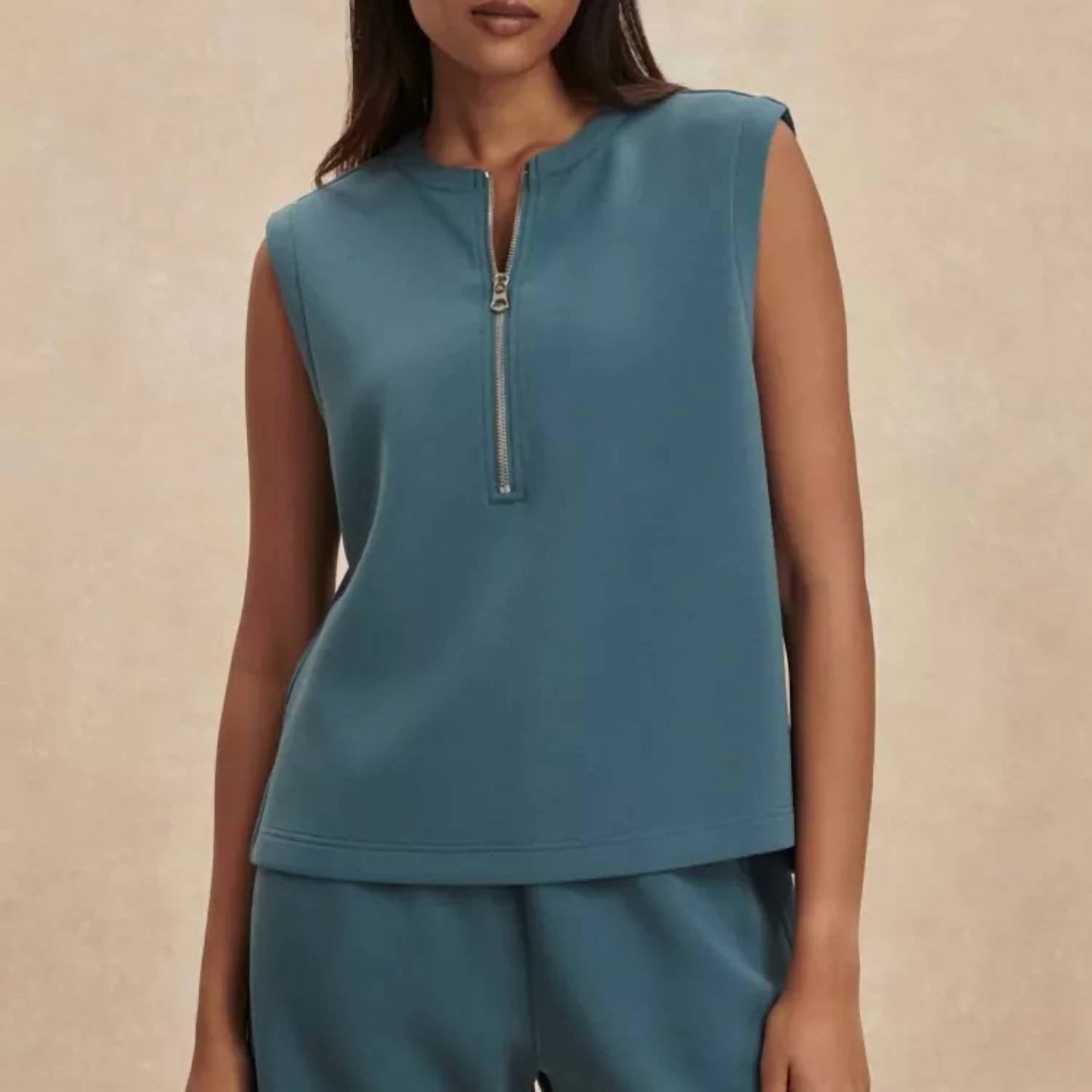 Varley - Simmons Half Zip Tank