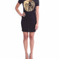 Versace - Couture Women Gold Logo T-Shirt Dress