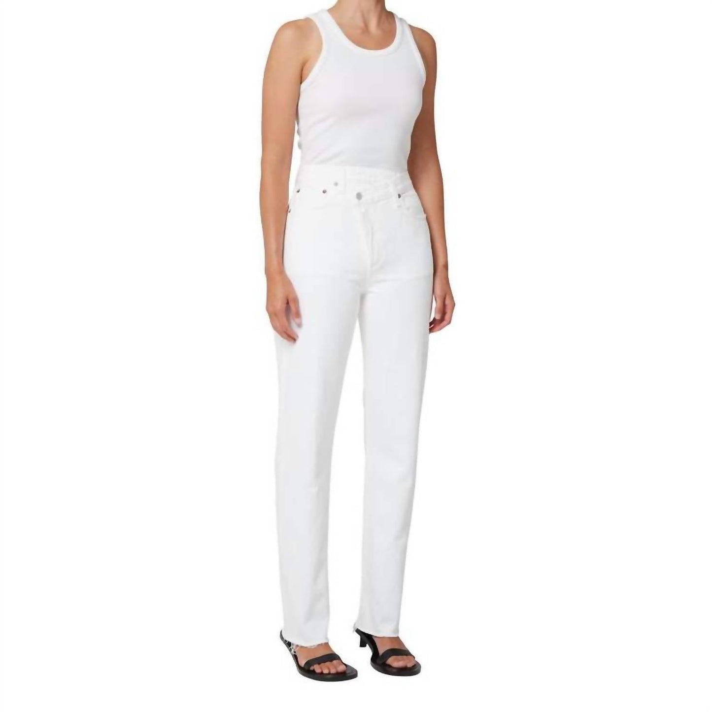 Agolde - Criss Cross Straight Jeans