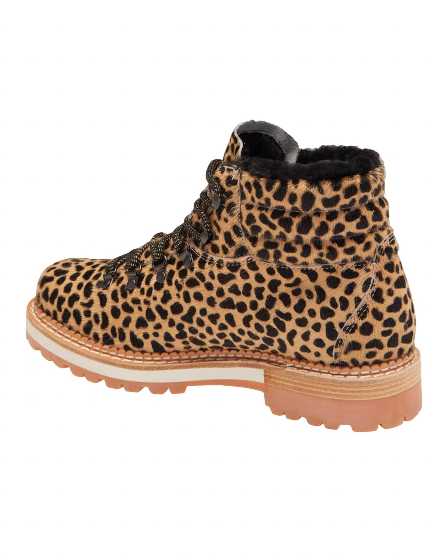 Montelliana - WOMEN'S LEOPARD PRINT MARLENA SHEARLING BOOT
