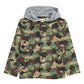 Kids Camo Hooded Jacket - Olive Branch