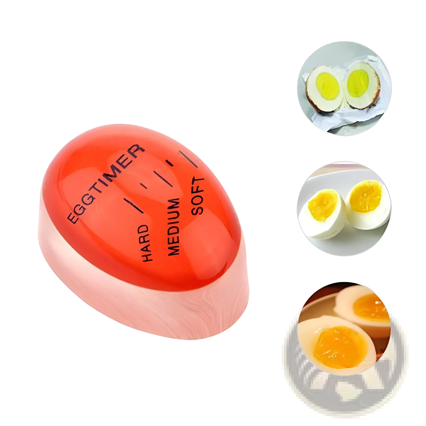 Egg Timer Color Changing Soft Medium Hard Boiled Tool