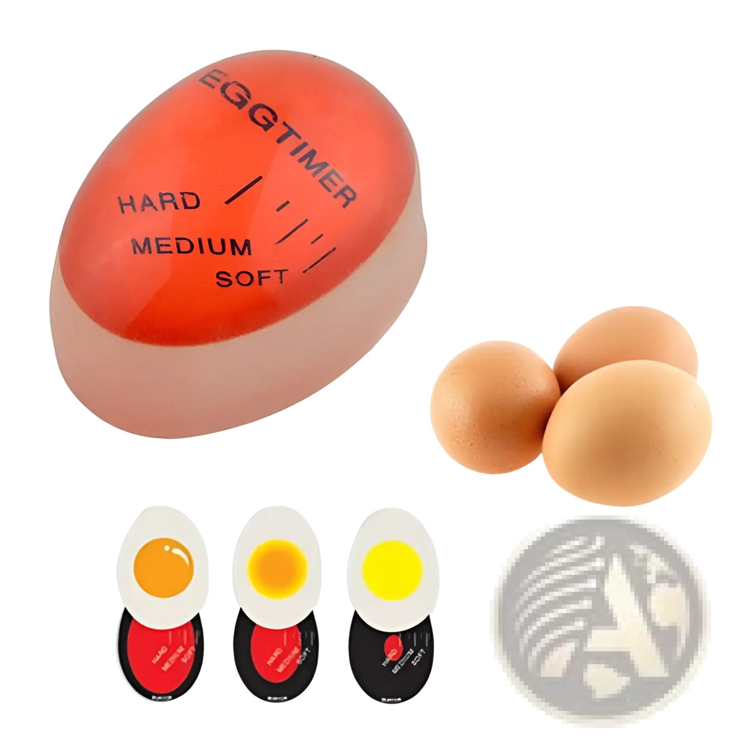 Egg Timer Color Changing Soft Medium Hard Boiled Tool