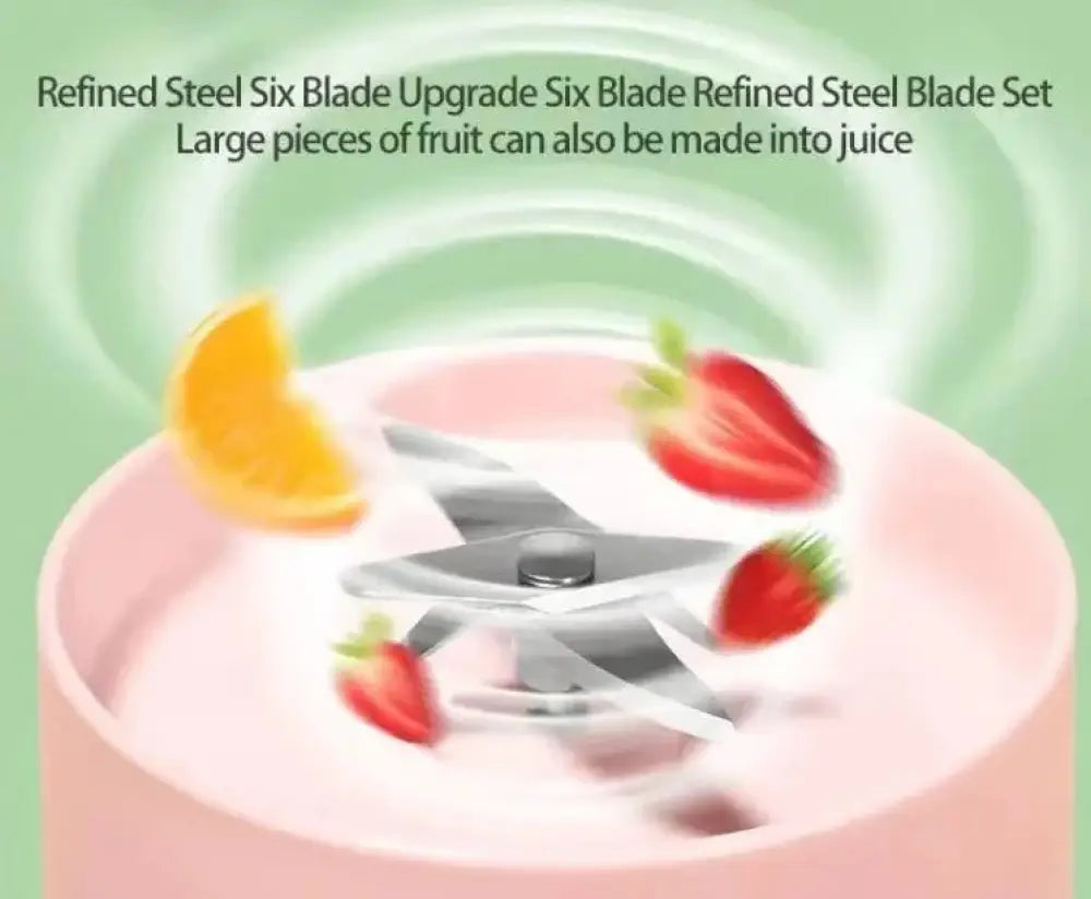 Portable Usb Rechargeable Personal Blender and Juicer Cup