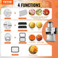 Vevor 200w Electric 4-in-1 Vegetable Slicer and Dicer
