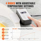 Electric Warming Tray Rollable Food Mat with Timer