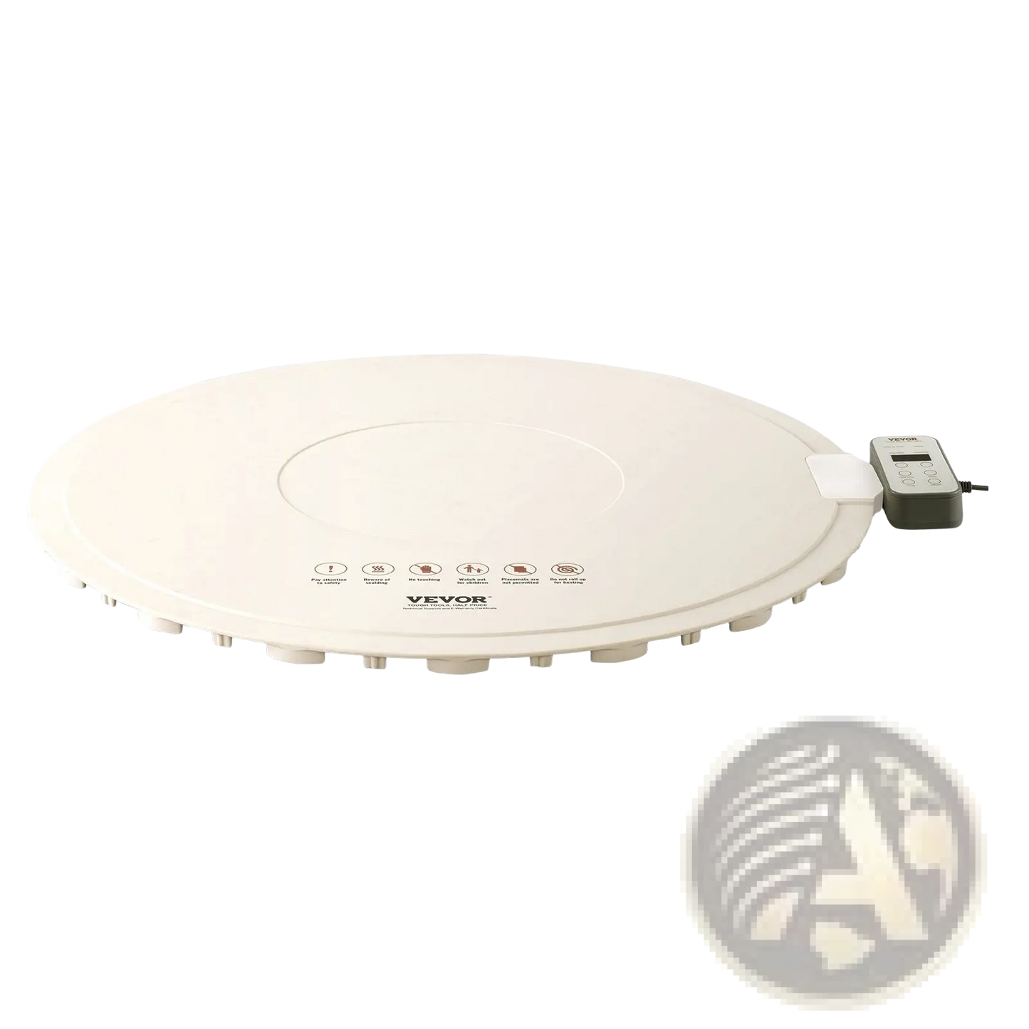 Electric Warming Tray Rollable Food Mat with Timer